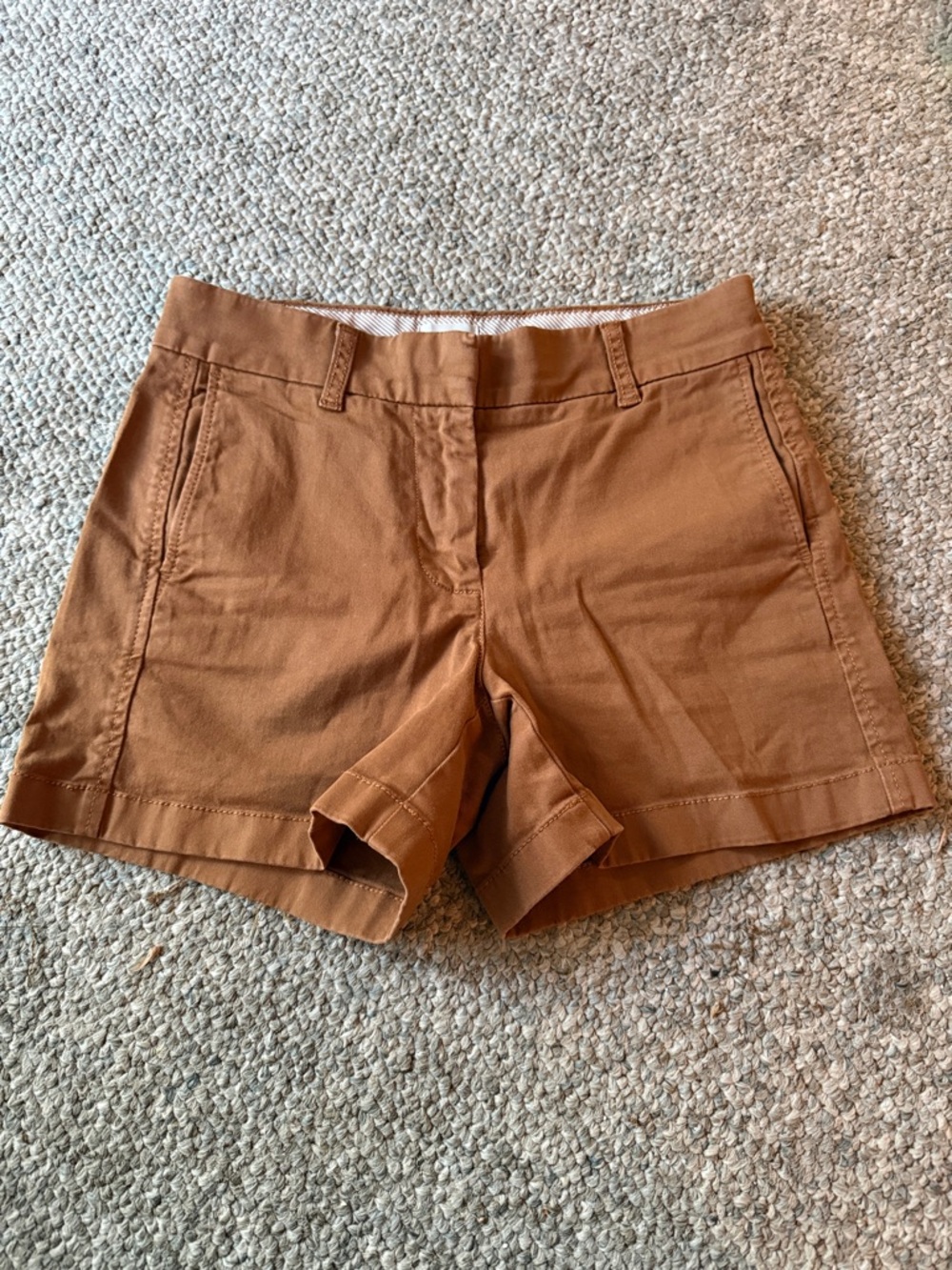 J. Crew Women's Cotton Shorts in Brown-Tan